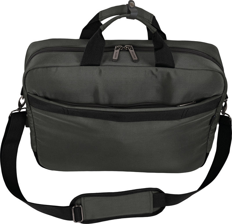 Safta Business Notebook-Tasche – 12,5 l, USB-Port, Aufsteckfunktion, Nylon, Grau/Schwarz