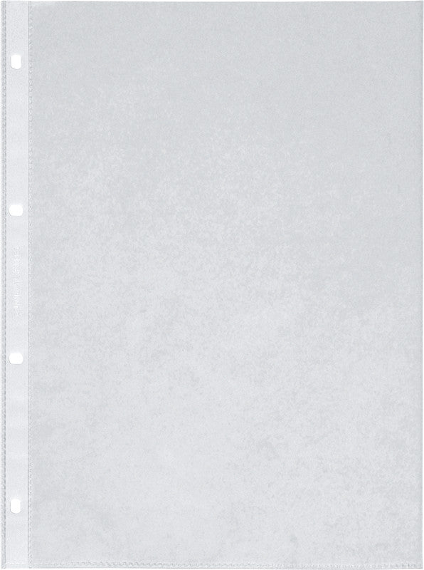 Q-connect Sichtmappe A4 – transparent, Kunststoff, glänzend, 100 µm, 100er-Pack