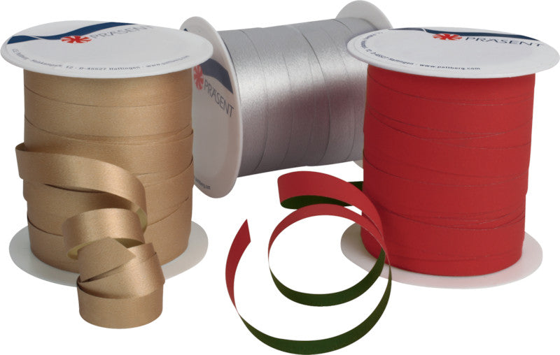 Präsent Geschenkband – Bicolor – zweifarbig, Kunststoff – 10 mm × 200 m