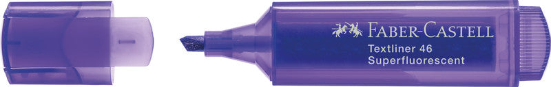 Faber-Castell Textmarker Violett – Keilspitze, 1–5 mm, nachfüllbar