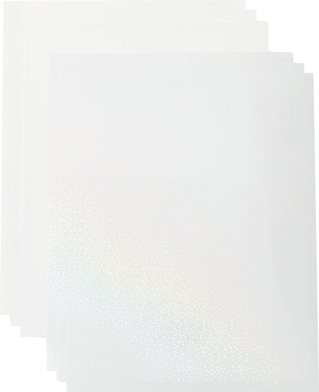 Cricut Stickerpapier – für Cricut Maker, Explore 3 und Joy Xtra – A4 – holo – Packung, 5 Stk.