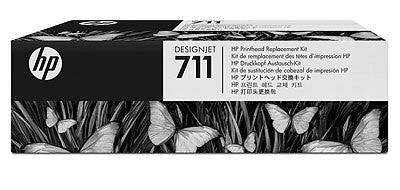 HP Druckkopf Nr. 711 – Schwarz/Cyan/Magenta/Gelb, 12 ml – 4er-Set