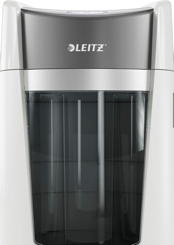 Leitz IQ OptiMax – Aktenvernichter, DIN P-5, Mikroschnitt 2 × 15 mm, 10 Blatt, 35 l, A4