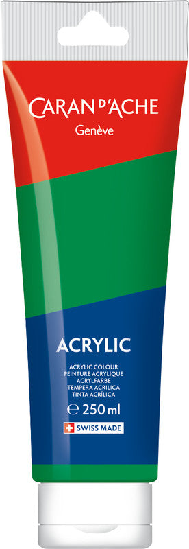 Caran d-Ache Caran d'Ache – Acrylfarbe – Grasgrün, 250 ml