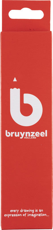 Bruynzeel Bleistift mit Radierer, HB, Mine Ø 2,2 mm, Gelb