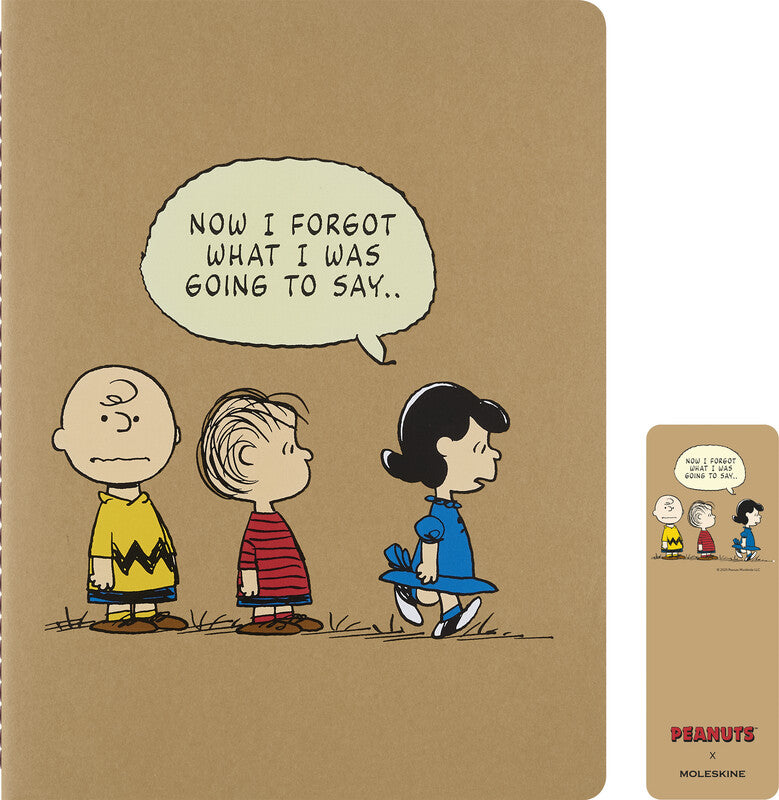 Moleskine Notizheft Limited Edition PEANUTS, 190 × 250 mm, liniert, Fadenheftung, 70 g/m² – sortiert