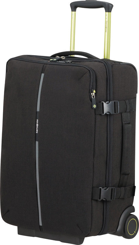 Samsonite Rolling-Duffel Handgepäck – 39 l, Weichschale, 2 Rollen, mit TSA, Black Steel, 36 × 57 × 24 cm