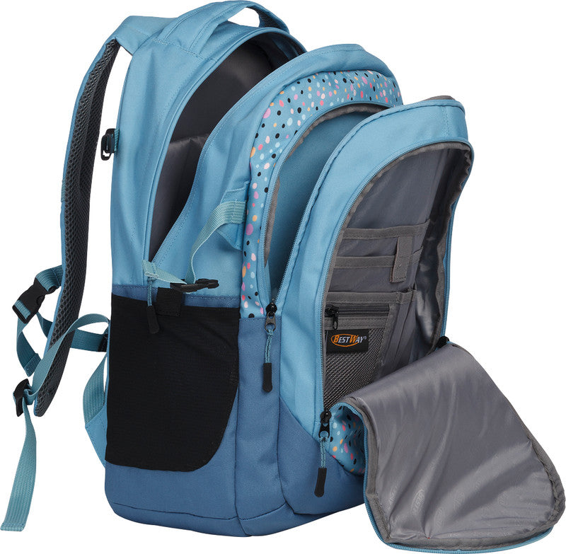 Bestway Evolution Air – Notebook-Rucksack – für 15"-Notebook, 22 l, Kunststoff, Taubenblau