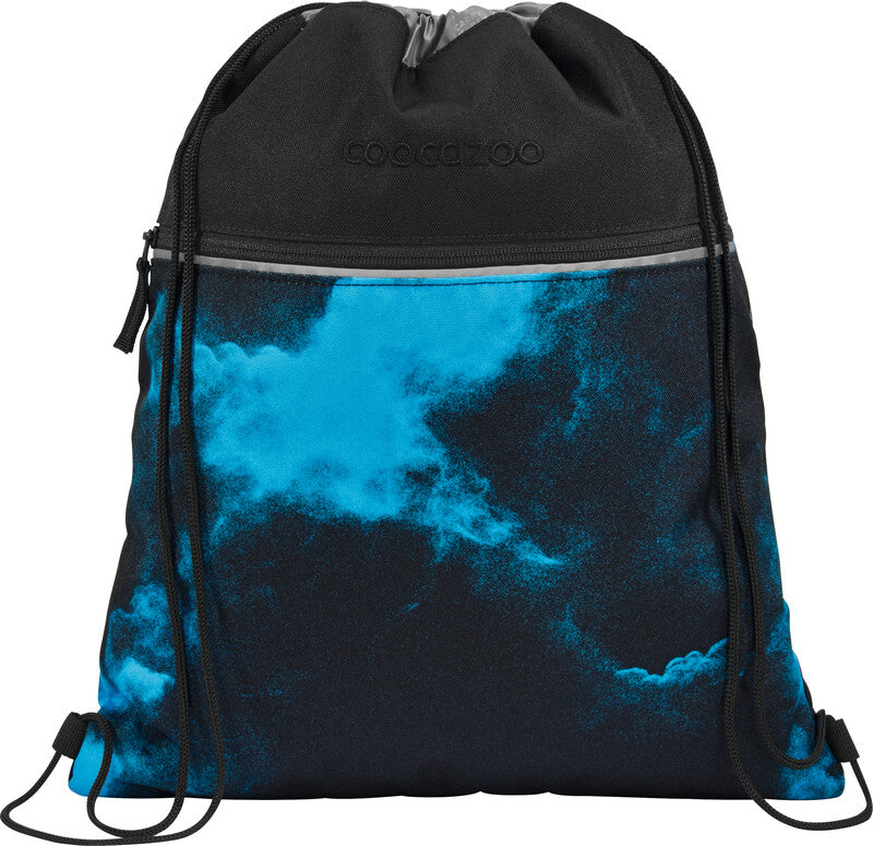Coocazoo Sportbeutel – 10 l, Motiv Mystic Clouds, wasserabweisend, 34 × 43 cm