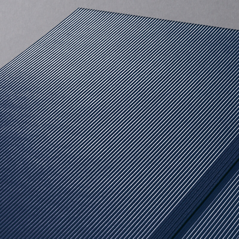 Sigel Notizbuch A5, kariert, Fadenheftung, Hardcover, 194 Seiten, 80 g/m² – Mitternachtsblau