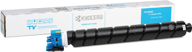 Kyocera – Toner TK-8365C – cyan, 12000 Seiten – für Color-Laserdrucker/Multifunktionsgeräte