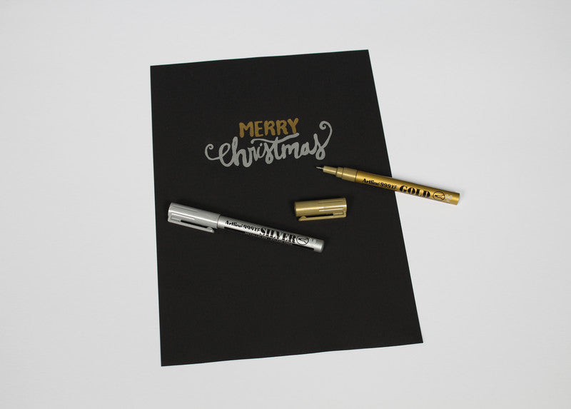 Artline Metallic Marker für dunkles Papier – Gold
