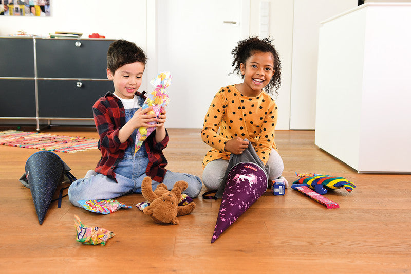Step by Step Schultüte 70 cm × Ø 18 cm, 5 l – Motiv Einhorn Nuala – Serie 2IN1 – rPET