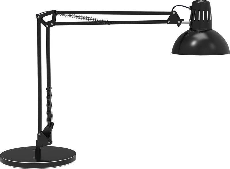 MAUL LED Study Tischleuchte – Klemmfuss, dreh- & neigbar – 9,5 W – schwarz