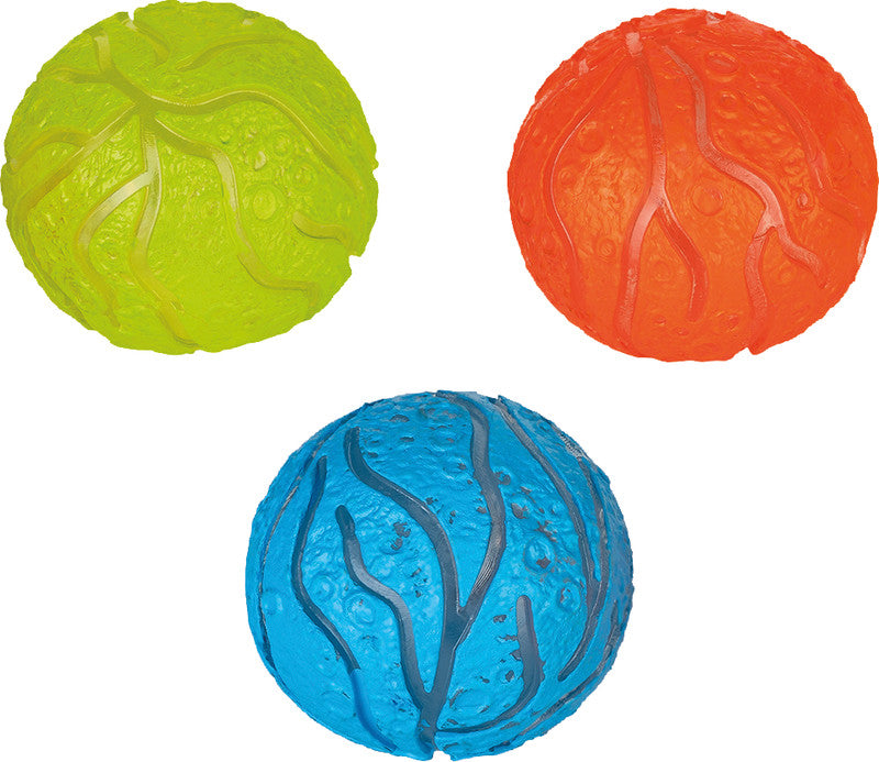 Trendhaus Space Adventure Stressball Knautsch-Meteor – Ø 6,5 cm, mit blinkendem LED-Licht