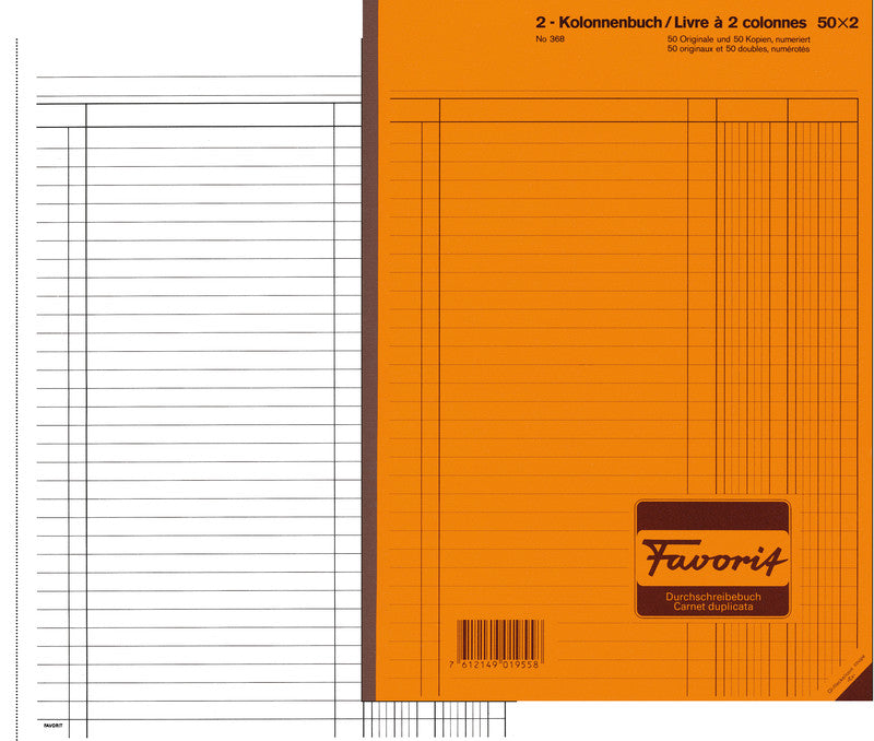 Favorit Formularblock – Deutsch, Französisch, 50 Blatt, A4