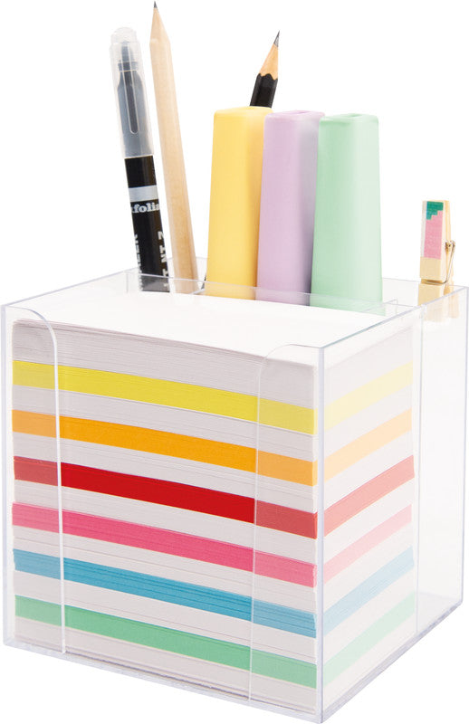 Folia Stiftschlaufe – Kunststoff, Transparent, 95 × 95 mm
