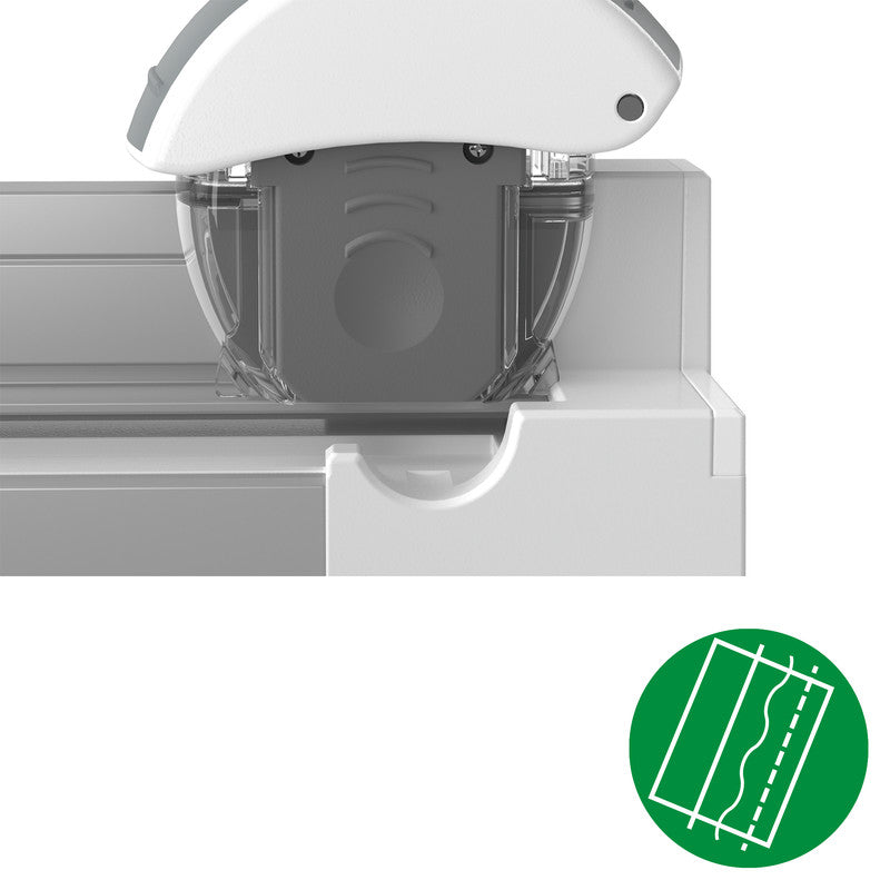 Leitz Rollenschneidemaschine Precision Office A4+ – 385 mm, bis A4+, 15 Blatt, Wellenschnitt/Perforation/Bütte