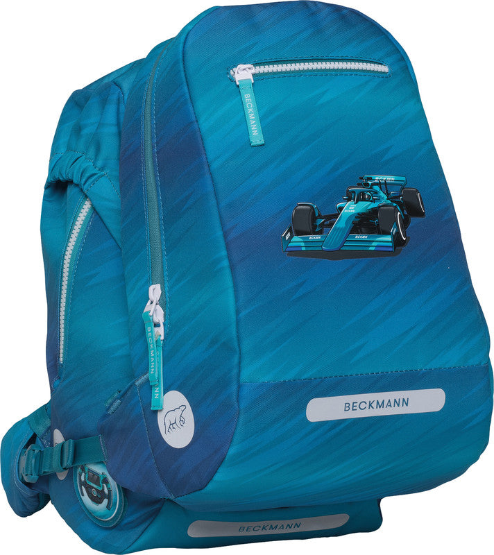 Beckmann Schulrucksack Classic – Racing – aus recyceltem rPET – 22 l