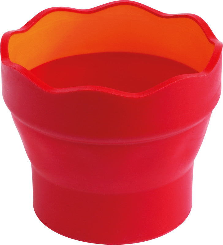 Faber-Castell Wasserbecher – Rot – 98 × 130 × 38 mm