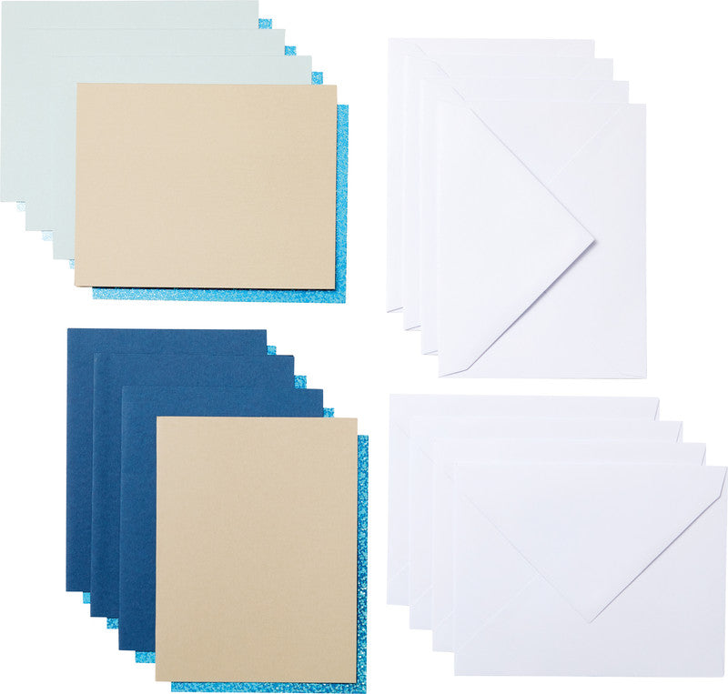 Cricut Kartenset, selbstklebend – für Cricut Joy – 108 × 140 mm – sortiert – Set, 24-tlg.