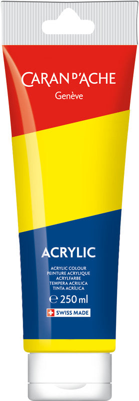 Caran d-Ache Caran d'Ache – Acrylfarbe – Primärgelb, 250 ml
