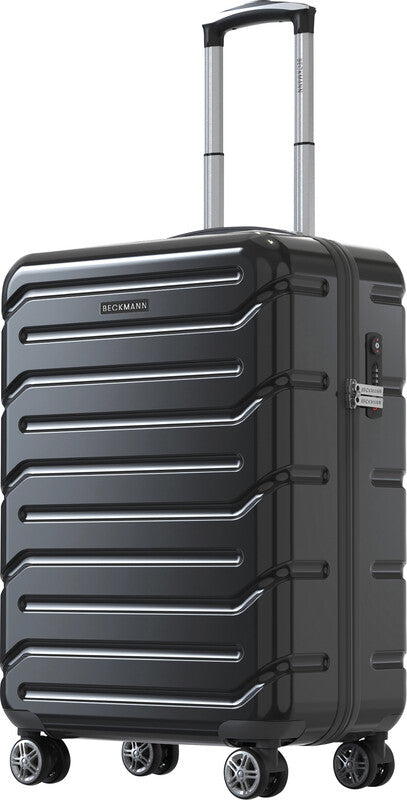 Beckmann Trolley Infinity – Hartschale PC/ABS, 4 Doppelrollen, mit TSA, Schwarz, 39 × 55 × 21 cm