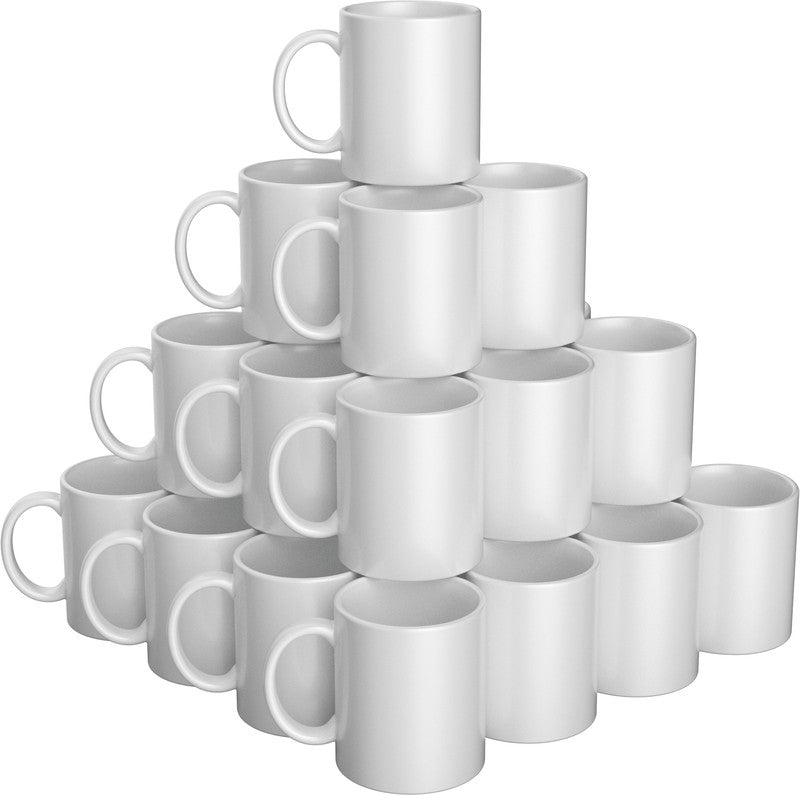 Cricut Tasse – 0,35 l, Keramik, weiss, sublimationsfähig, spülmaschinenfest, für Cricut Mug Press