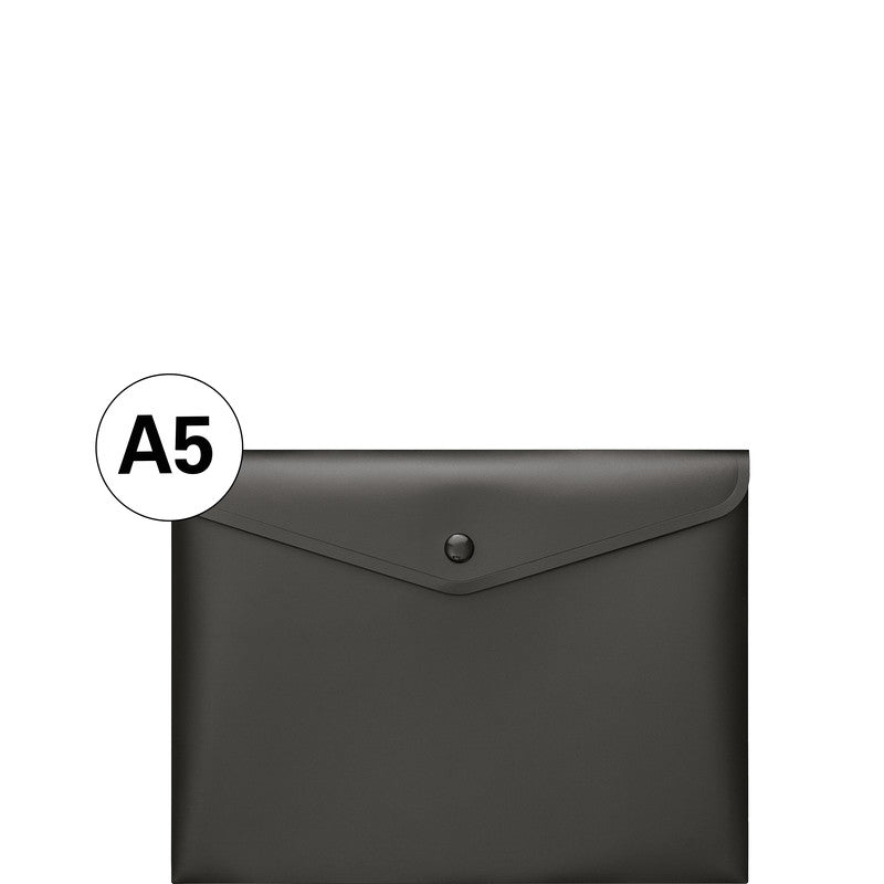 Kolma Sichtmappe A5 – Schwarz, Kunststoff, 180 µm