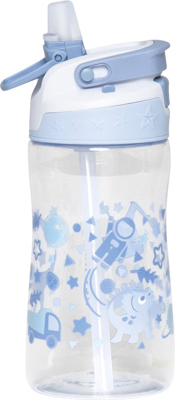 Beckmann Trinkflasche – 4,7 dl – Kunststoff (Tritan), Druckverschluss, auslaufsicher – Blau