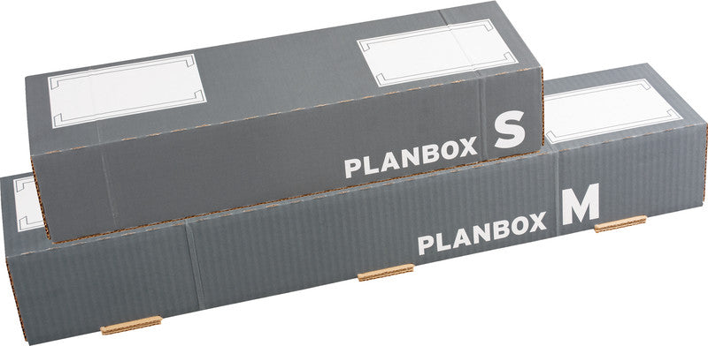 Elco pac-it Planbox Versandverpackung, grau – 114 × 665 × 82 mm