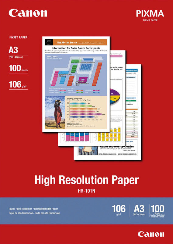 Canon Inkjet-Fotopapier – beschichtet, A3, 106 g/m², 20 Blatt – für Canon BJC/S/MulitPass