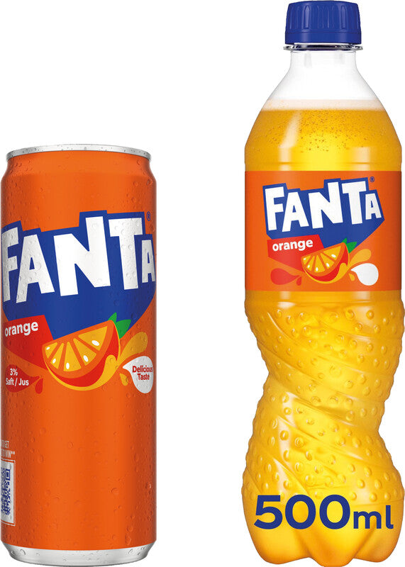 Fanta Orangenlimonade – 5 dl, PET-Flasche