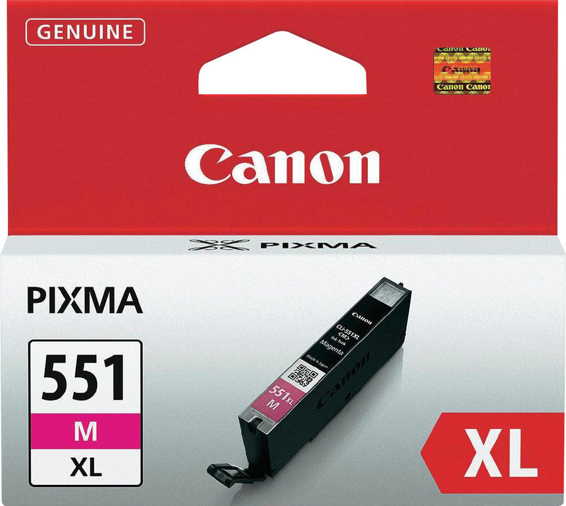 Canon Tintenpatrone CLI-551XL, Magenta, XL, 695 Seiten – für Inkjet- und Multifunktionsgeräte