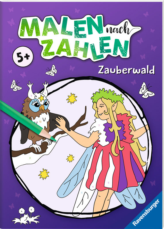 Ravensburger Zauberwald Malbuch, Karton, 21 × 29,5 cm, Mehrfarbig, ab 5 Jahren