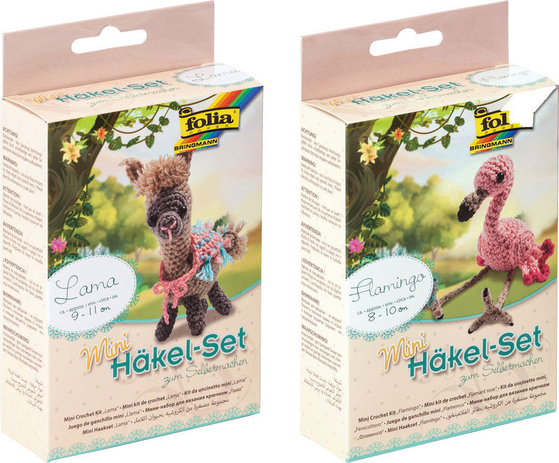 Folia Bastelset Häkeln Lama – ab 8 Jahren – 90–110 mm