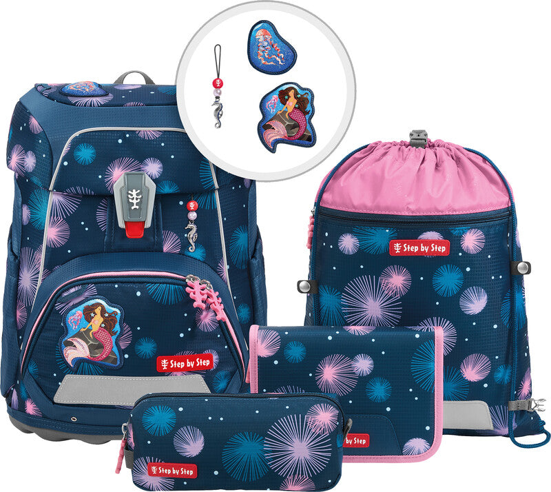 Step by Step Schulrucksack-Set Fit – 5-teilig – Mermaid Delia
