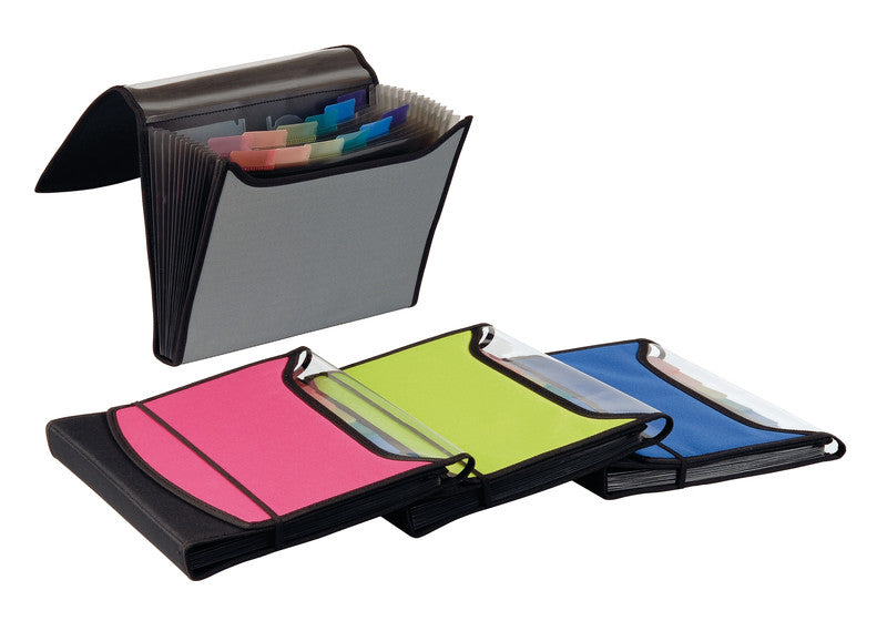 Dufco Sammelmappe, für A4, Kunststoff, Himbeer, mit Gummizug