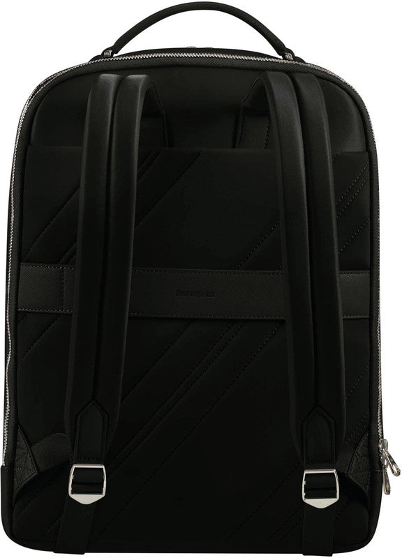 Samsonite Zalia 2.0 – Notebook-Rucksack – für 15,6" Notebook, 17,94 l, Nylon, Schwarz, RFID-Schutz