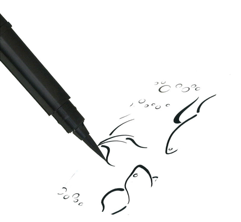 Pentel Pinselstift Pocket Brush, wasserfest, 1 Stk.
