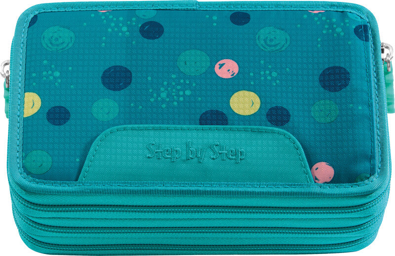 Step by Step XXL Etui, gefüllt, 43-teilig – Turtle Josie – Kunststoff – 20,0 × 13,0 × 7,0 cm