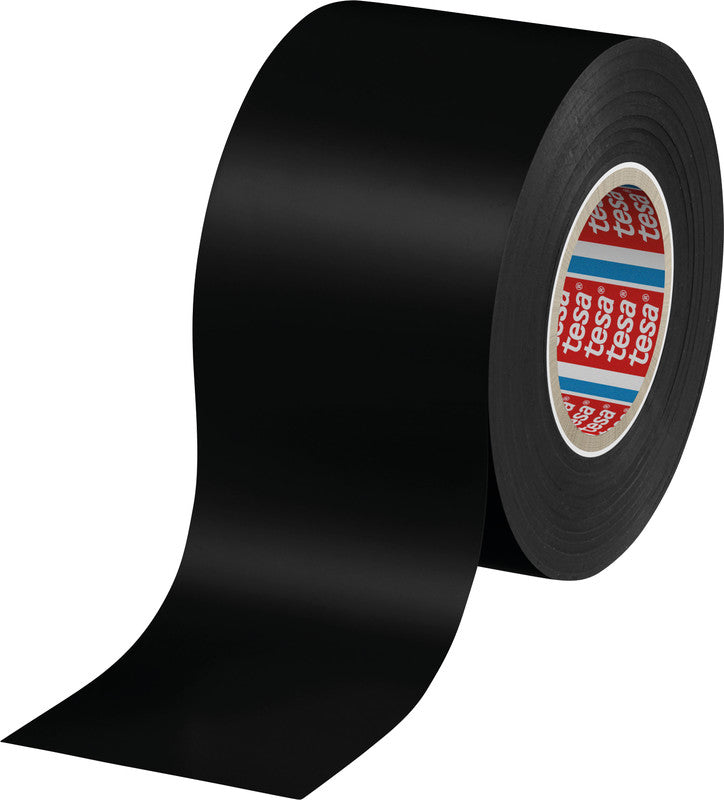 tesa Vinylband tesaflex – 50 mm × 33 m, schwarz