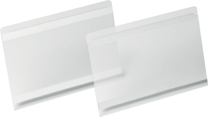 Durable Kennzeichnungstaschen – 210 × 148 mm, transparent, selbstklebend, für A5 quer