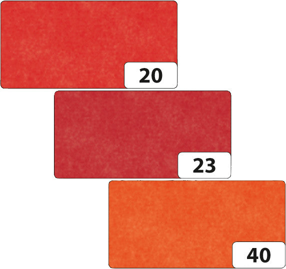 Folia Seidenpapier – 500 × 700 mm – 20 g/m² – sortiert – 6 Blatt