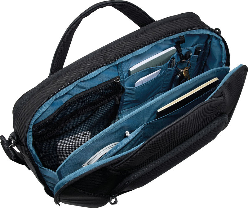 Thule Accent Notebook-Tasche – 17 l, wasserabweisend, Aufsteckfunktion, Polyester, schwarz