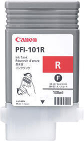 Canon Tintenpatrone PFI101R, rot, 130 ml – für Canon-Drucker