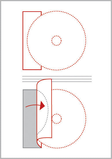 HERMA CD-/DVD-Etiketten, Ø 116 mm, weiss, Papier, permanent, 200 Etiketten