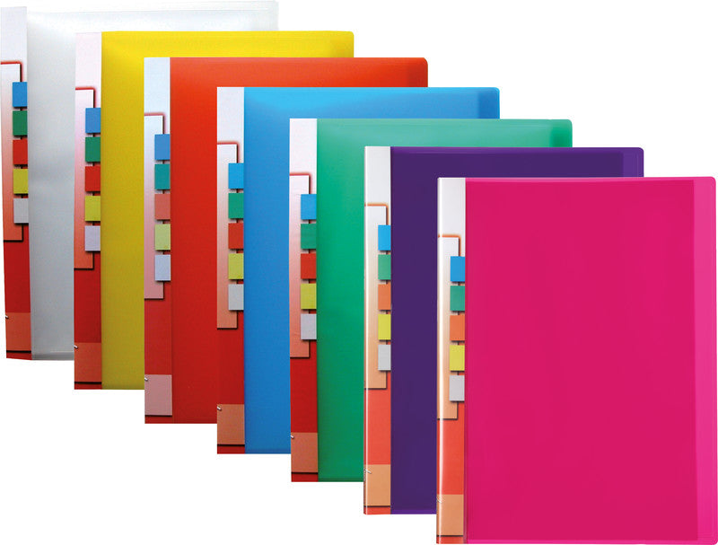Kolma Sichtbuch Easy – 10 Sichttaschen, A4, glatt, glänzend, transparent, Kunststoff