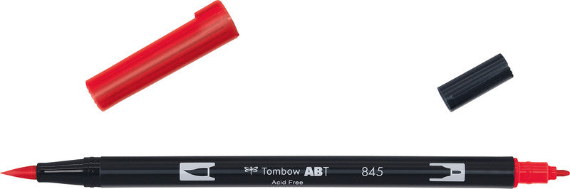 Tombow Brush Pen – carmin, Kunststoff, wasservermalbar, geruchsarm