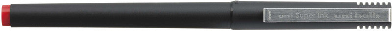 Uni-Ball micro – Tintenroller, wasserfest, mit Kappe, 0,3 mm, rot